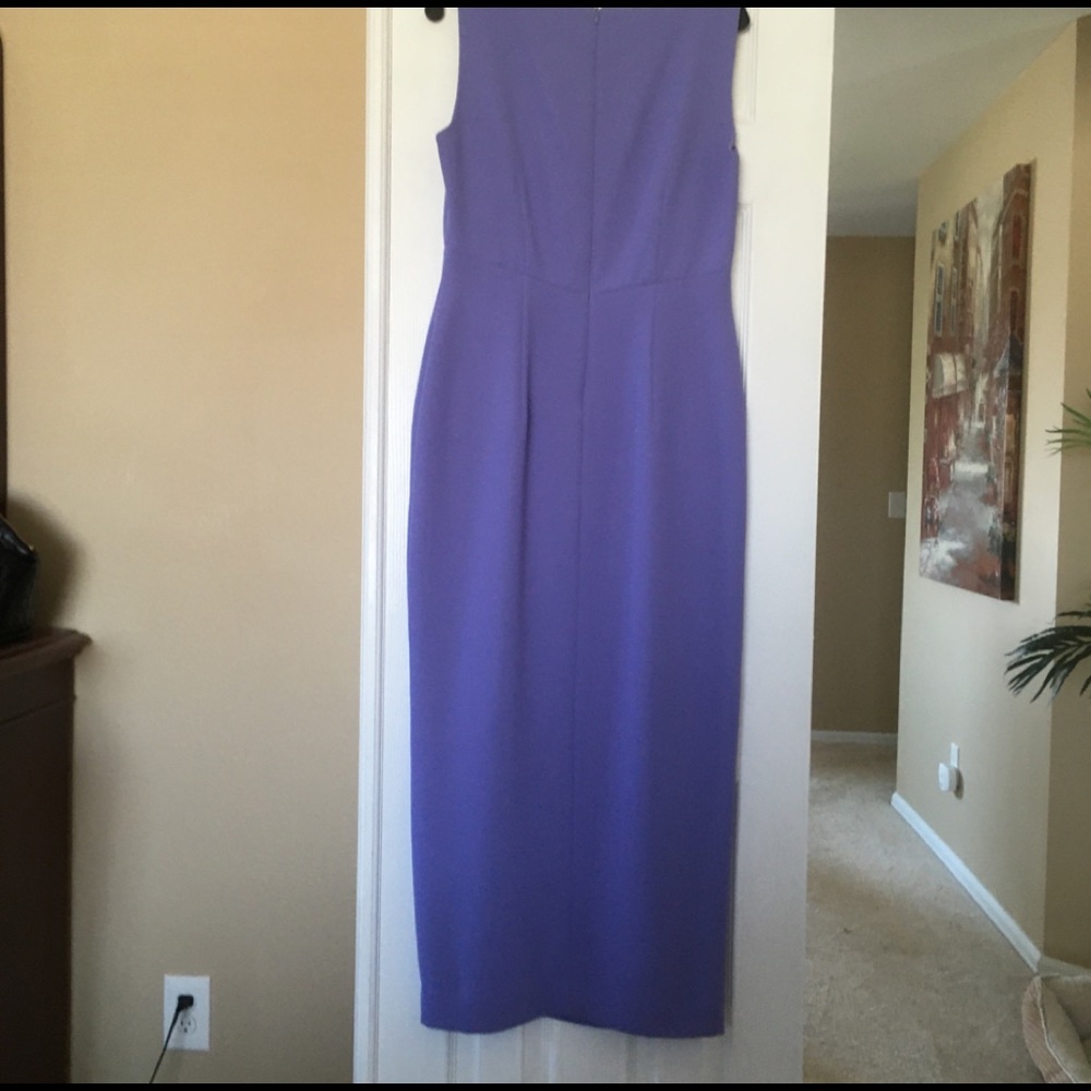 Stunning Lavander color cocktail dress sz 12 - Picture 3 of 4